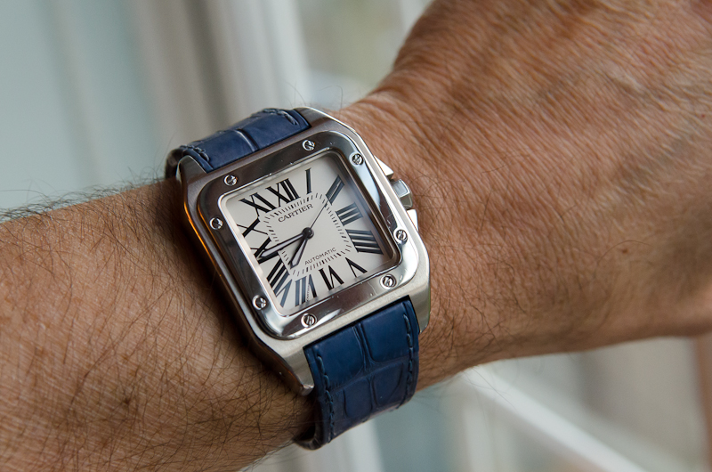 how to change cartier santos 100 strap
